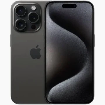 iPhone 15 Pro in Black Titanium