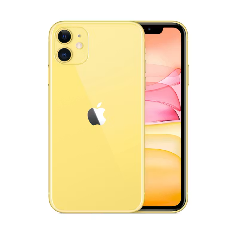 iPhone 11 Yellow front and back