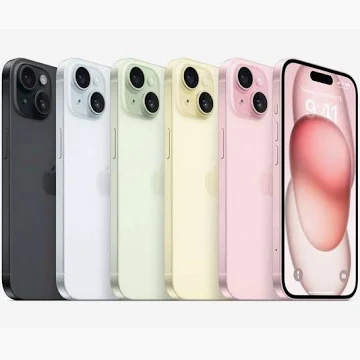 iPhone 15 Plus available colours