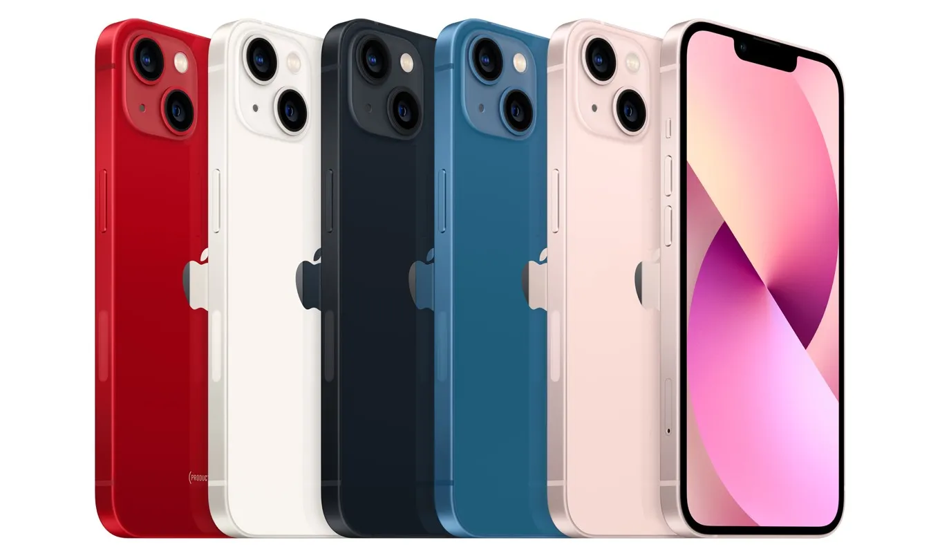 iPhone 13 available colours