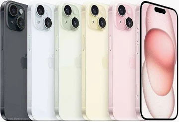 iPhone 15 available colours